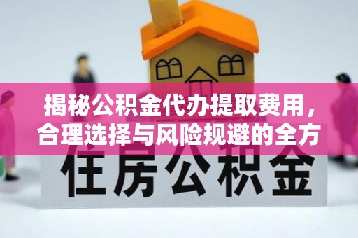 望花揭秘公积金代办提取费用，合理选择与风险规避的全方位解析